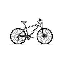 Fototapeta premium Mountain Bike Illustration