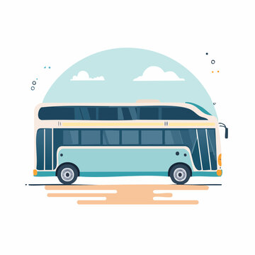 Double Decker Bus Illustration