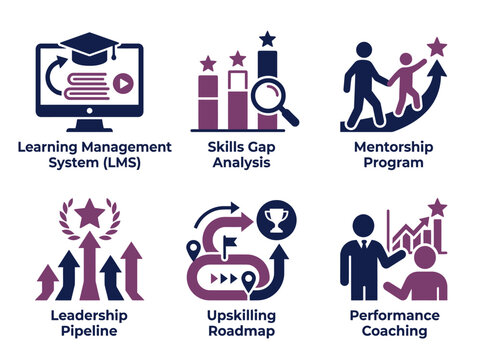 Business Training and Development Icons
