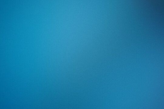 Deep Ocean Blue Grainy Gradient Background
