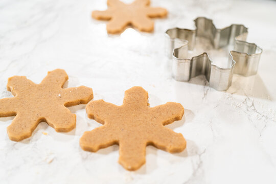 Step by step preparation of Amber Gingerbread Cookies from dough to delicious holiday treats