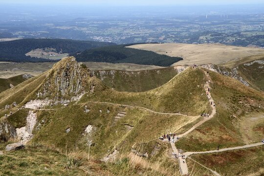 Le puy de Sancy en Auvergne , Puy de D&ocirc;me