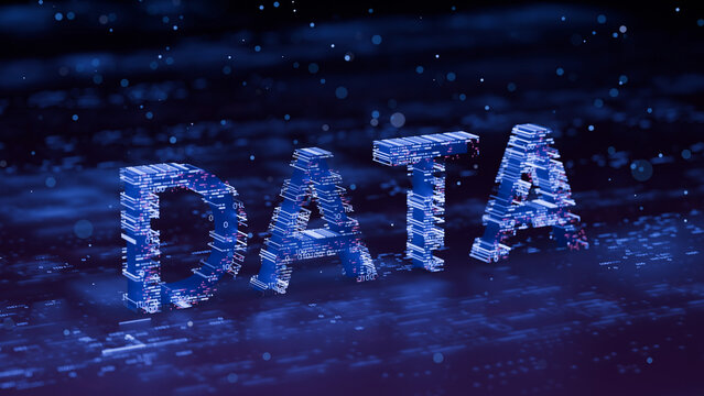 Big data technology Data science analysing artificial intelligence generative AI deep learning machine learning algorithm Neural flow network analytics innovation abstract futuristic. 3d rendering.