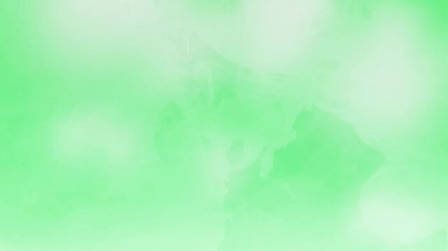 Vibrant green and white abstract background with soft blurred motion and cloudy texture