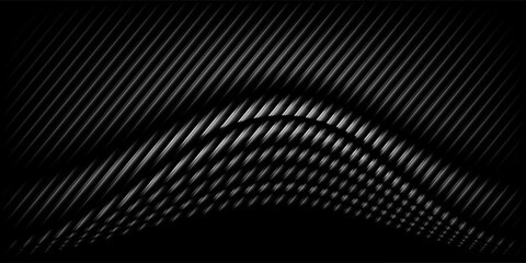 A striking monochrome abstract image with vertical lines forming a dynamic pattern in black and white, offering a bold visual impact © Yanto