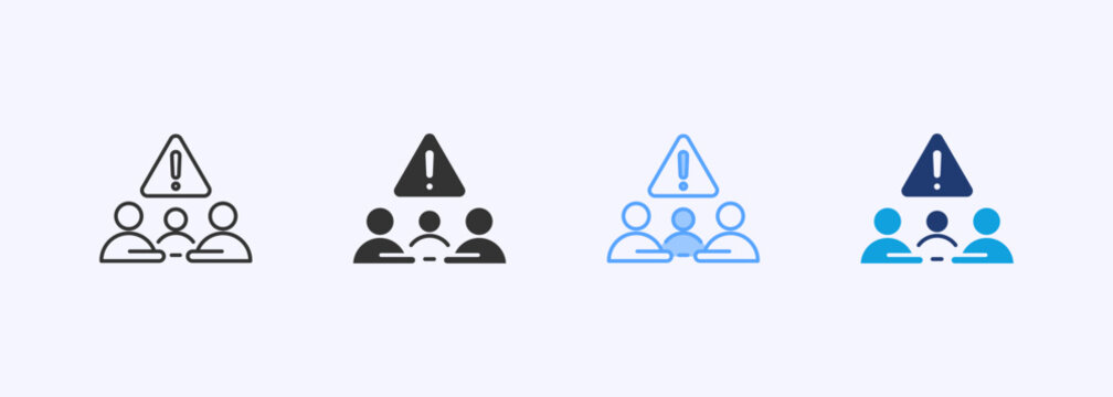 Mediate Icon Set Color Multiple Style Collection Illustration