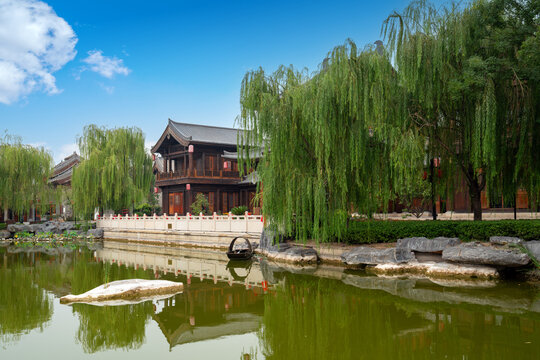 Landscape of Luoyi Ancient City in Luoyang, China