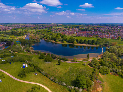 Kettering Wicksteed Park Arial View 