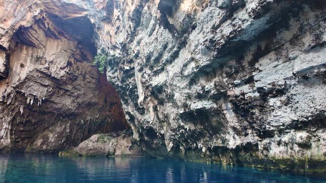 Amazing view of Melissani Cave, Cephalonia, Ionian Islands, Greece