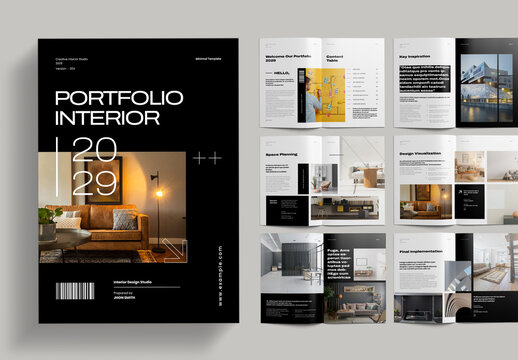 Interior Design Brochure Portfolio