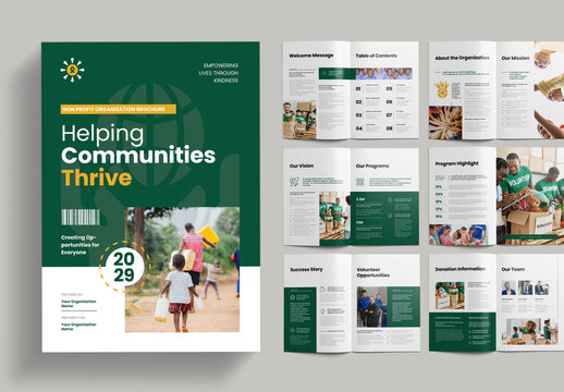 Nonprofit Organization Brochure Layout