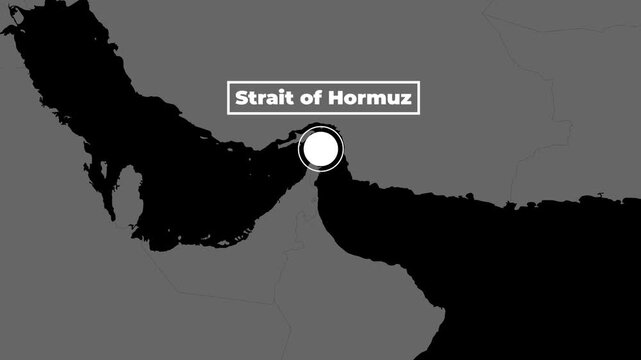 Strait Of Hormuz Map Animation