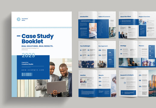 Case Study Booklet Template