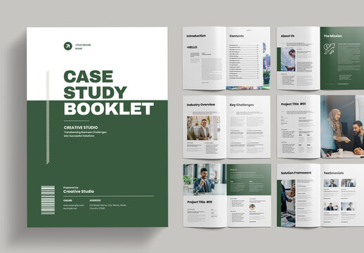Business Case Study Booklet Template