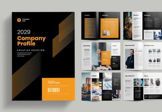 Company Profile Brochure Layout