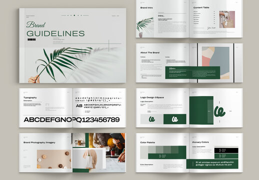 Brand Guideline Landscape Template