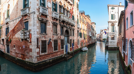 street view of venice, italy © jon_chica