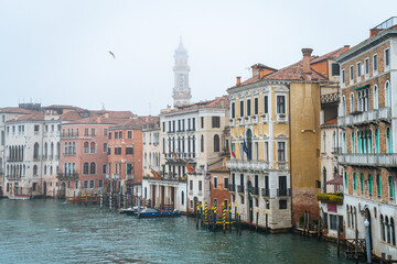Obraz premium views of venetian grand canal, italy