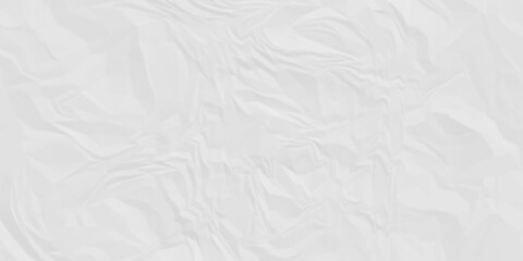 Fototapeta premium White crumpled paper texture . White wrinkled paper texture. White paper texture . White crumpled and top view textures can be used for background of text or any contents .