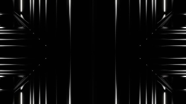 Red and White Neon Stroboscope Kaleidoscope Background VJ Loop in 4K
