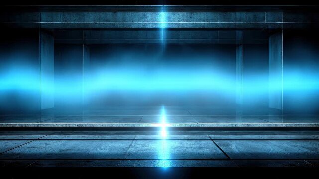 Seamless loop channel strength beam animation, minimal futuristic signal stabilization background.