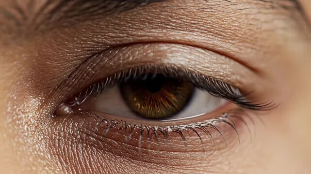 Extreme Close Up of Human Eye