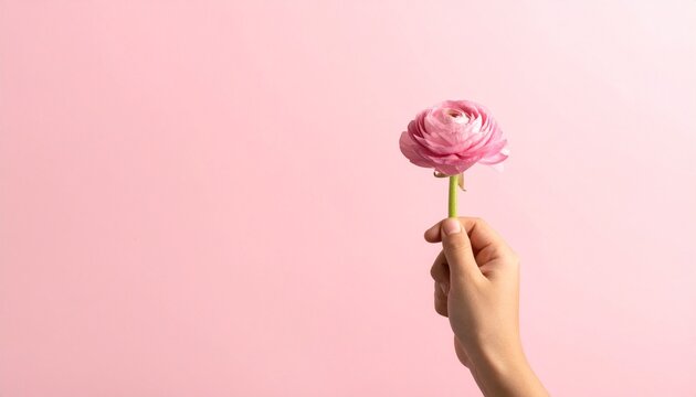 子供の小さな手が一輪の花を優しく握るシーン。
柔らかな自然光が差し込み、背景はぼかされた緑や春の色合い。
花の色は白や黄色など明るく、純粋さや希望を感じさせる。
成長や未来、家族や教育、春の季節感を表現する用途に適したビジュアル。