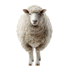 Fototapeta premium Sheep isolated on white background