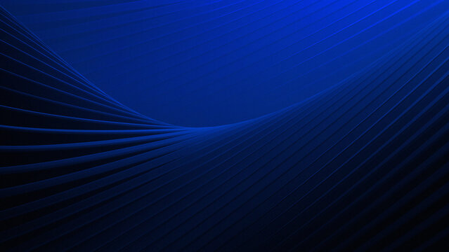 dark blue color combined with a solid black background with a row of overlapping curved lines. This visual style is very suitable for use as a technology background, premium product marketing material