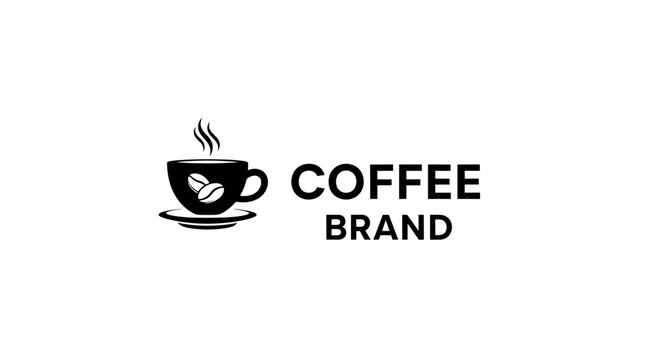 Coffee Brand Logo Design Concept.