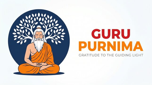 Guru Purnima festival of India teachers gurus give blesses to his shishya Social media post