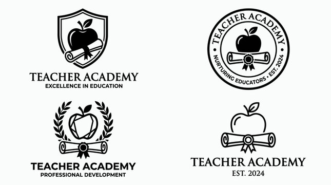 Teacher Academy Logos and Badges.