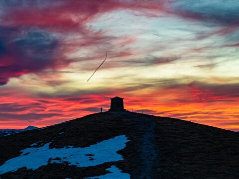 Sonnenuntergang Heukuppe - Rax - Hochsteiermark - &Ouml;sterreich