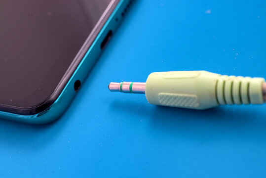 Standard audio jack and 3.5 mm jack on phone