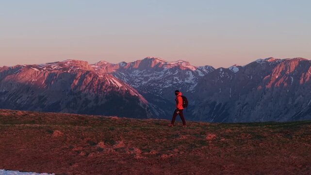 Sonnenaufgang Turnauer Hochanger - Hochsteiermark - Hochschwab Region - &Ouml;sterreich
