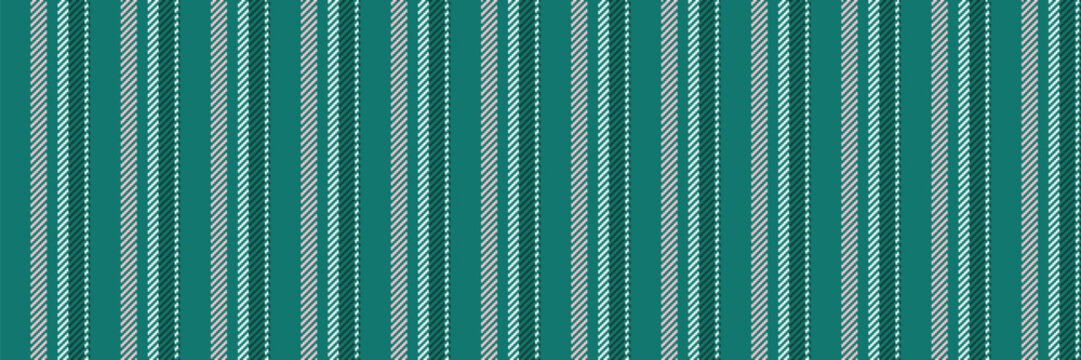 Peb pattern texture vector, structure textile background seamless. Frnate fabric vertical stripe lines in teal and dark colors.