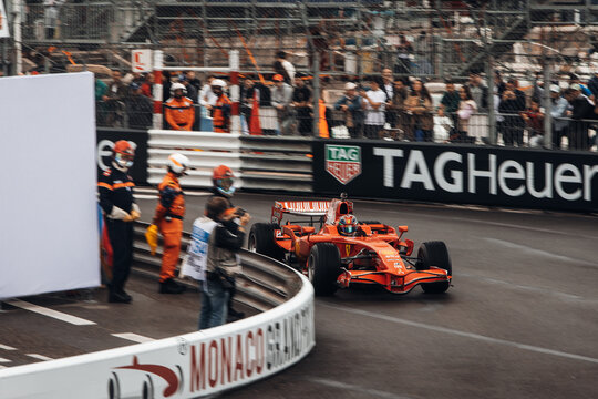 Ferrari F1 2002 at the Monaco F1 classic race