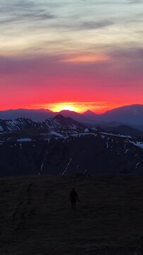Sonnenuntergang Heukuppe - Rax - Hochsteiermark - &Ouml;sterreich