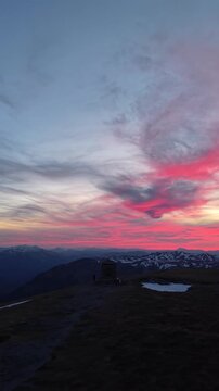 Sonnenuntergang Heukuppe - Rax - Hochsteiermark - &Ouml;sterreich