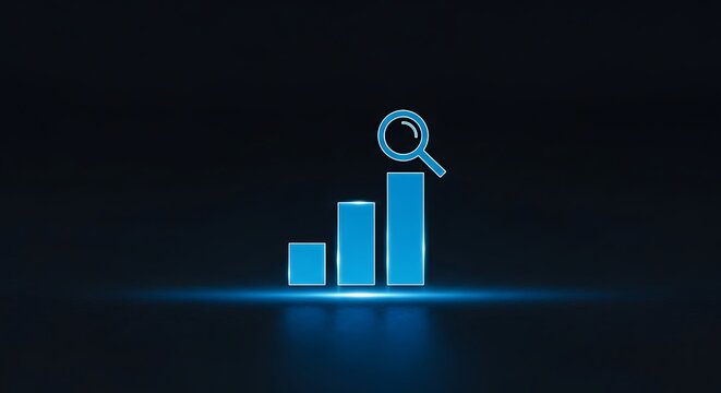 Data analysis and business growth a digital illustration of progress and insight