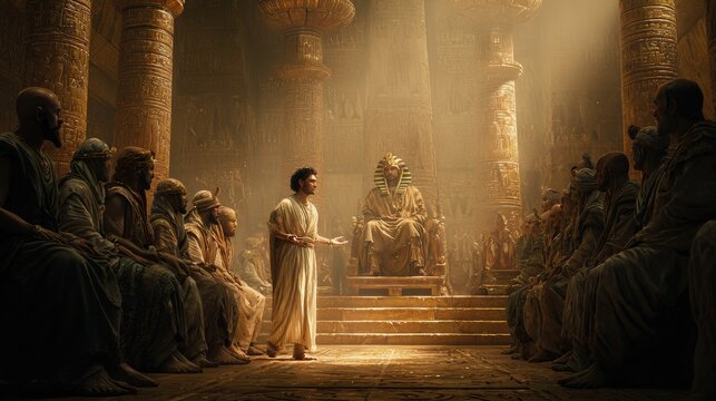 Joseph interprets Pharaoh's dream