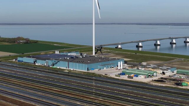 Yellowtail Fish Farm Kats Zeeland Aerial View