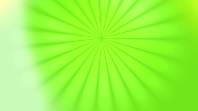 Abstract Bright Green Radial Burst Background Loop, Neon Glow Rays Animation, Vibrant Energy Light Motion, Bold Sunray Pattern, Seamless Loop for Technology, Gaming, Presentation, Dynamic Visual 