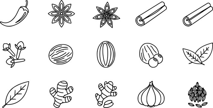 Spice Collection Icons
