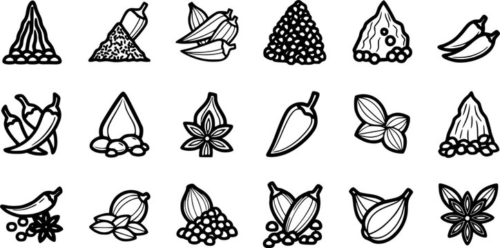 Spice Collection Icons
