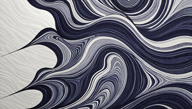 Japanese Suminagashi Paper Background
