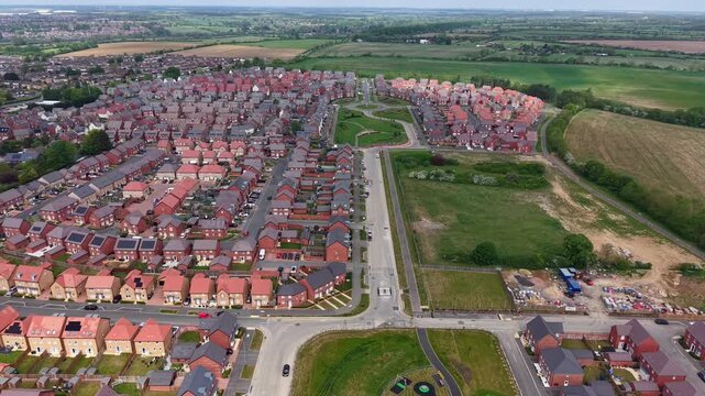 Hanwood park housing development in Barton Seagrave Kettering Northamptonshire.