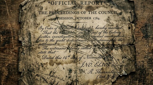 Old vintage document with handwritten text and stains, aged paper texture, historical manuscript close up, antique letter on wooden table, retro archive concept, history and heritage