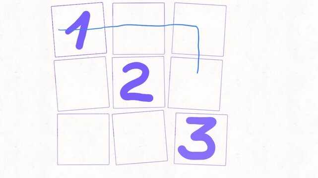 Question mark on a blue background.
    Dynamic Abstract Animation. Lines Create Visual Rhyth.