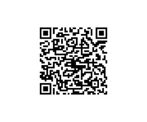 Fototapeta premium QR code isolated on white background PNG illustration